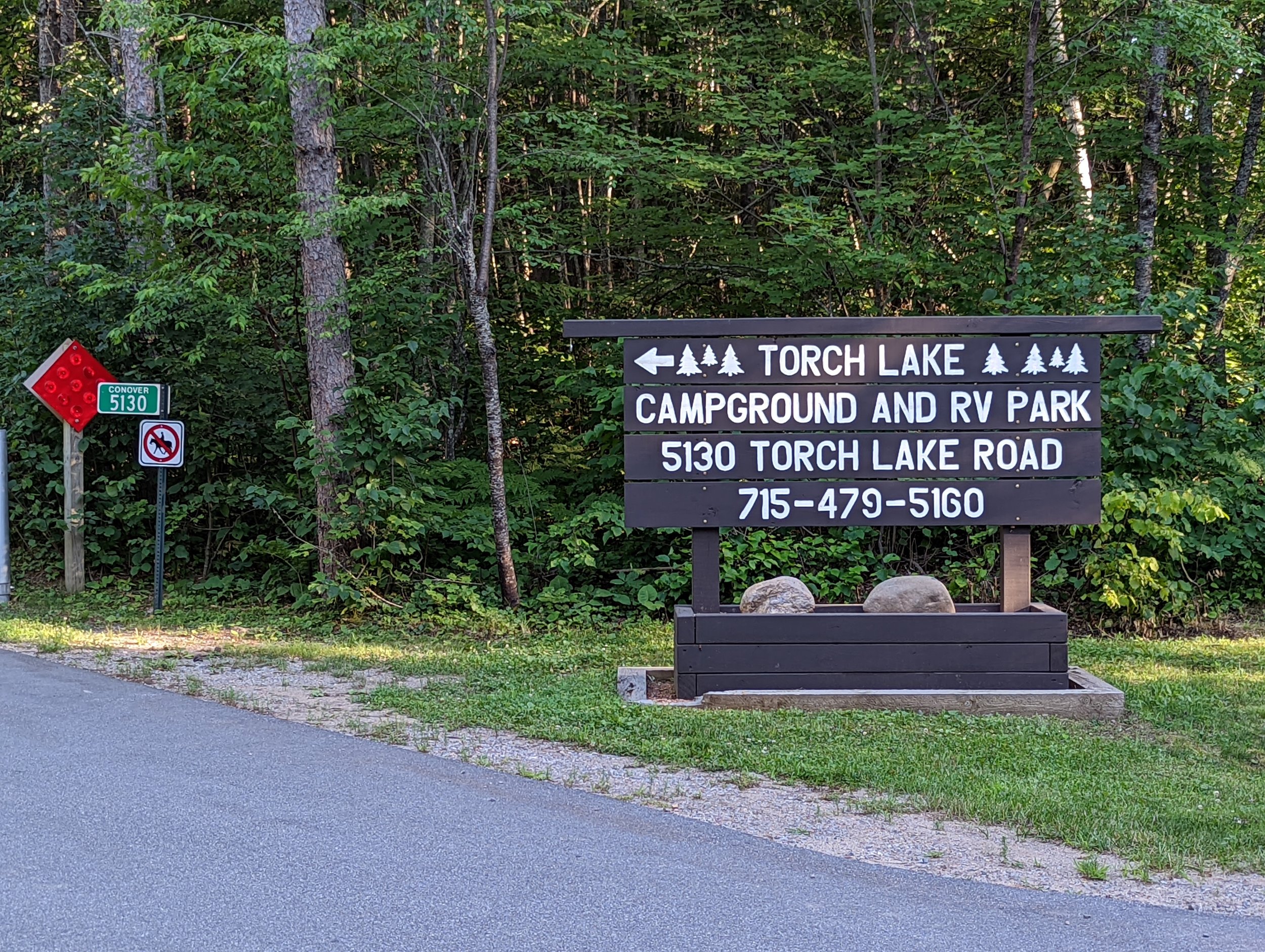 Made is to Torch Lake Campground, Near Eagle River!