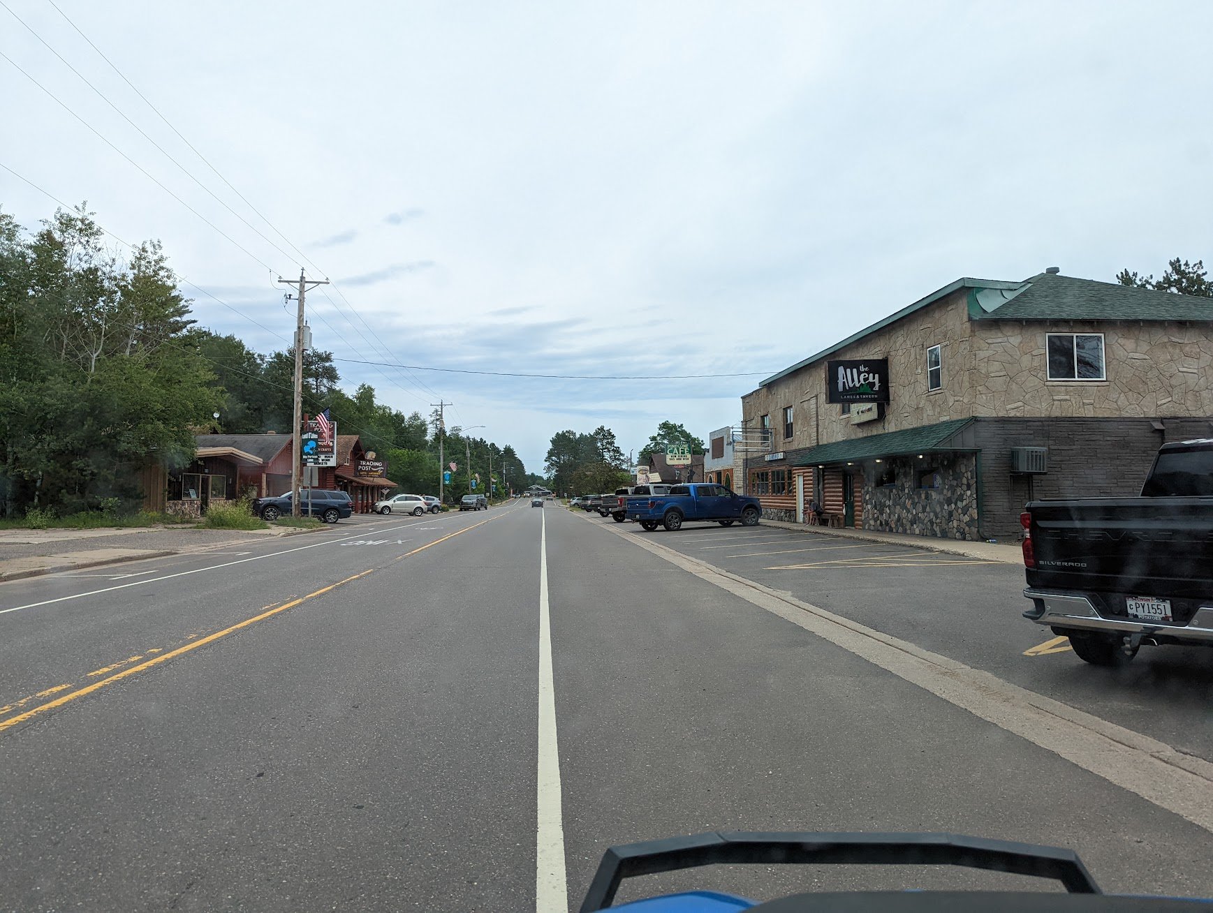 Land O Lakes, Heading to the BP on the east side of town to get our Michigan OHV Stickers to check out the trails up near Watersmeet.