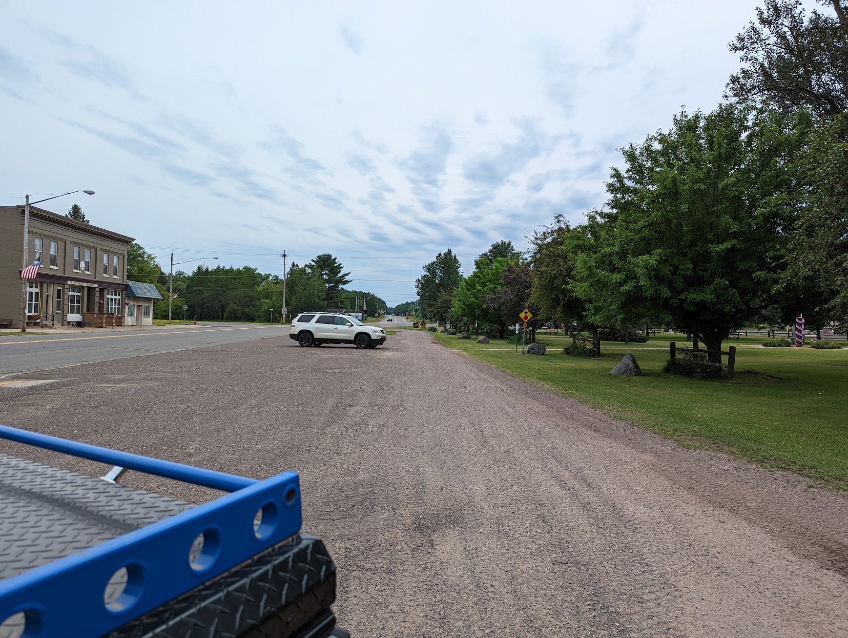 In Watersmeet, Michigan going north a little further and heading west to catch other trails back towards Eagle River.