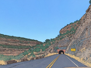 US Hwy 82 Near Cloudcroft, New Mexico