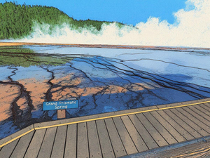 Grand Prismatic Spring, Yellowstone National Park, Wyoming