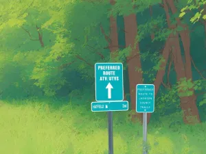 Preferred (Community Bypass) Trail Routes…