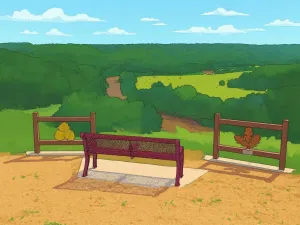 Tetrault Woods Scenic Overlook, Pebina County, North Dakota…