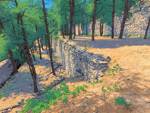 China Walls (Hercules Mine), Deadwood, South Dakota