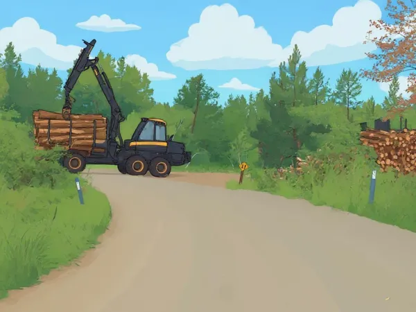 Use Caution, While Driving Trails…