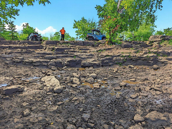 The Steps at Marblehead, Drummond Island, Michigan